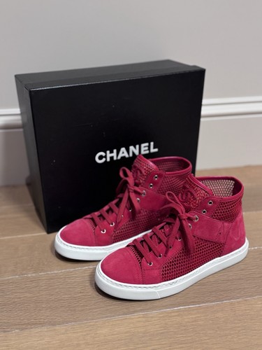 Chanel mesh suede - mesh, high