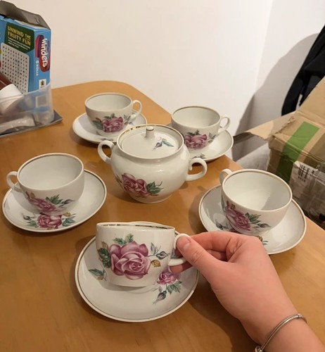 Soviet vintage porcelain set - soviet,