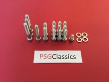 Suzuki RM50 RM80 77-81 Stainless Steel Engine Covers Allen Screws Set Bolts Kit