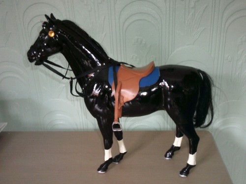 Sindy horse black - sindy, beauty