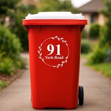 Custom Wheelie Bin Stickers