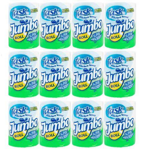 Task jumbo kitchen roll towel - kitchen,