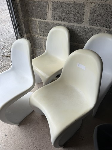 Panton style dining chairs - dining,
