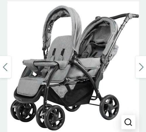 Costway double pushchair - double, with