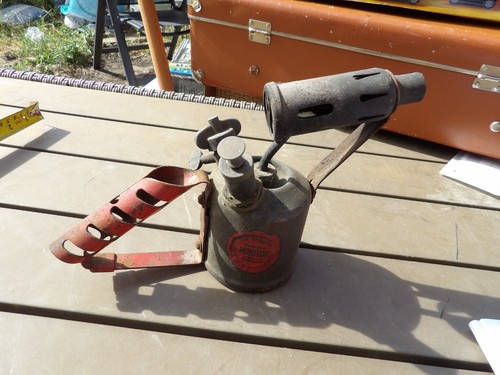 Vintage monitor paraffin blow - paraffin,