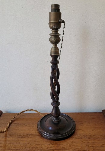 Antique barley twist table - antique,