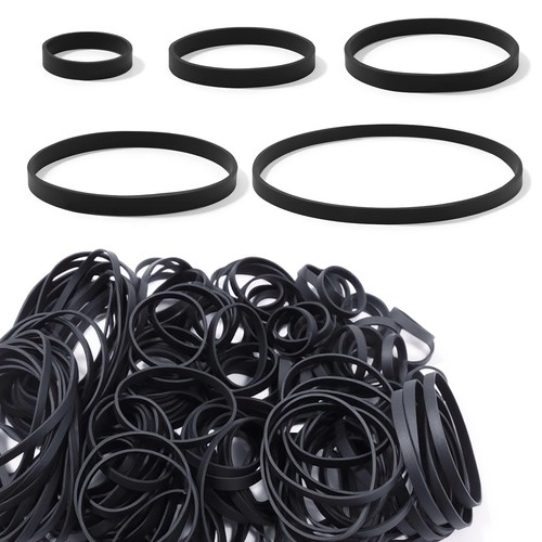 200 pcs black - black, bands