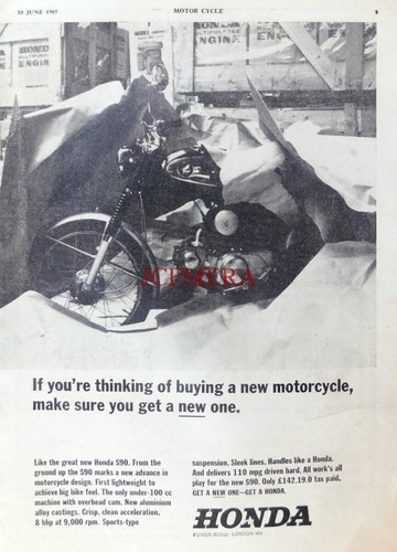 Honda original 1965 - honda, 's.90'