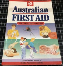 Australian First Aid Book volumes One and Two of St. John Ambulance Australia PB
