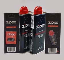 2x Genuine Zippo Lighter Fluid