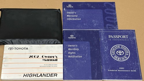 2002 toyota highlander owners - 2002,