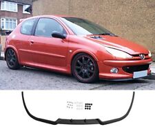 For Peugeot 206 and CC Front Bumper Spoiler Lip Splitter Valance + Screws