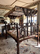 Queen Of Hearts Four Poster Bed Circa 1800/1900 Century