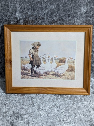 Vintage fine art - , framed