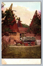 POSTCARD - KENT - HOP PICKING