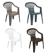 8x strong Chairs Plastic Patio