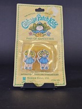 Cabbage Patch Kids Barrettes Pair Blue Dress Blonde Hair Accessories Jewelry 