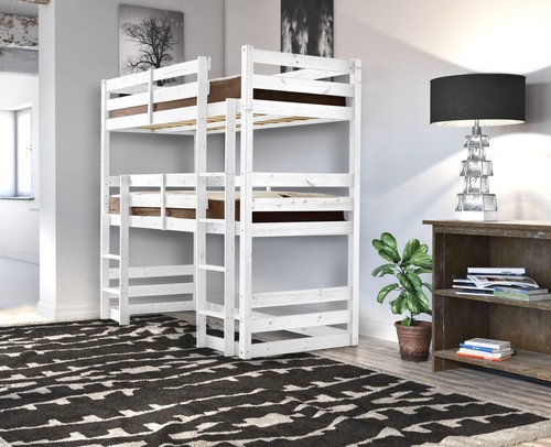 Storage pine bunk bed solid - bunk, bed,