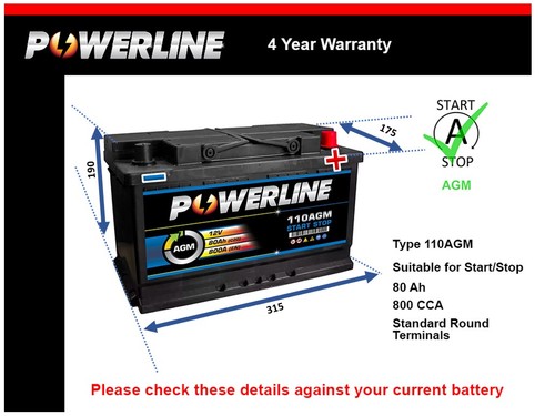 Agm battery fits - agm,