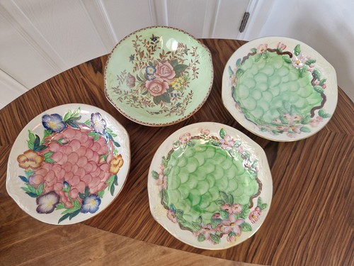 Maling lustre ware bowls - 4,