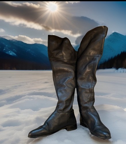 Thigh high boots supple black - thigh,