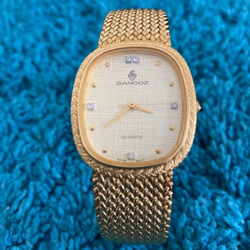 Sandoz women gold watch - sandoz,