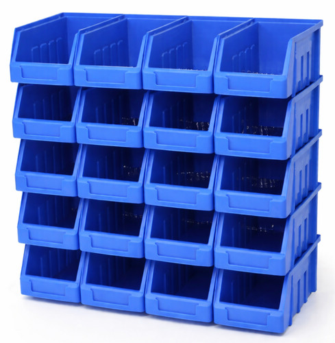 Size blue plastic parts - 20,