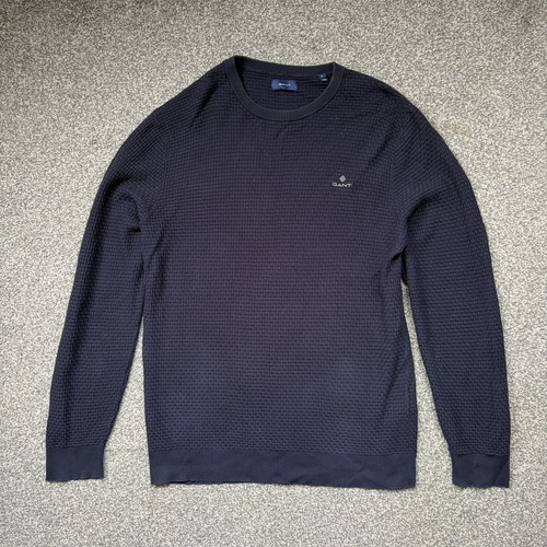 Gant navy blue - blue, texture