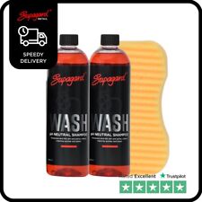 Supagard Car Wash Double pH Neutral 500ml Car Shampoo (2 Bottles & Sponge)