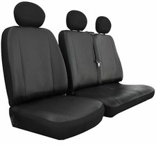 For TOYOTA HIACE Heavy Duty MAYFAIR LEATHER LOOK Van Seat Covers Single & Double