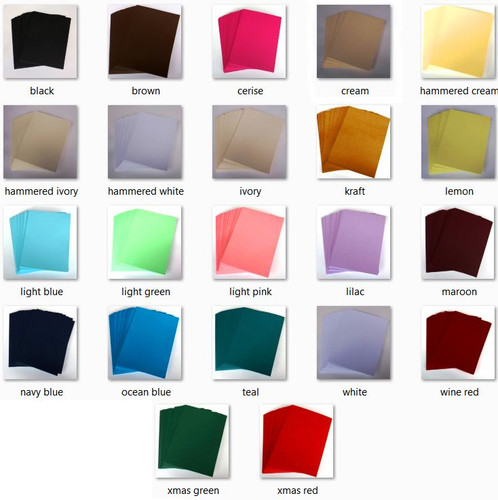 Card stock choose - a4,