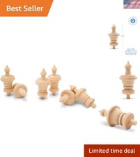 Unfinished Wood Finials -