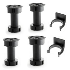 Adjustable Cabinet Legs Feet Kitchen Plinth 100mm (87-120 mm)