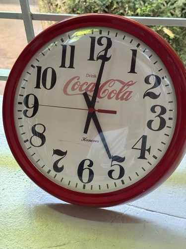 Vintage coca cola clock - cola,