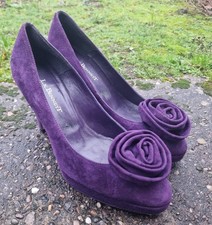 LK Bennett Shoes Purple Suede