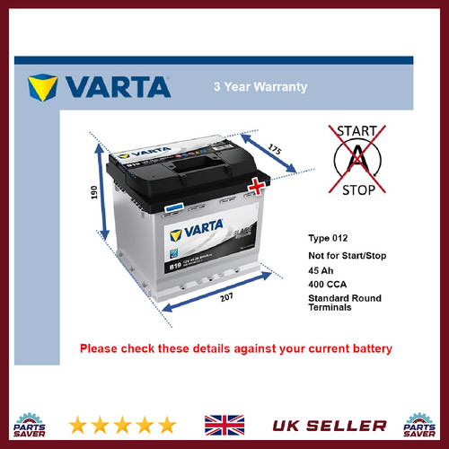 Battery fits mazda mx5 - fits,