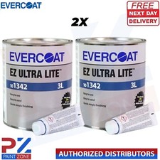 2x EVERCOAT RAGE ULTRA 101342 RAGE ULTRA BODY FILLER WITH BPO HARDENER 3L