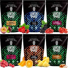 Yerba Mate Tea Verde Mate Guarana Forest Fruit Detox Unsmoked Energy Boost 500g