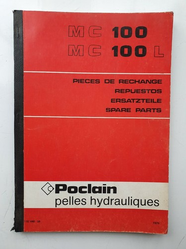 Poclain mc100 mc100l excavator - poclain,