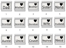 Italian Charms Bracelet Jewellery Fits All Nomination Link Charm Bracelets 9mm