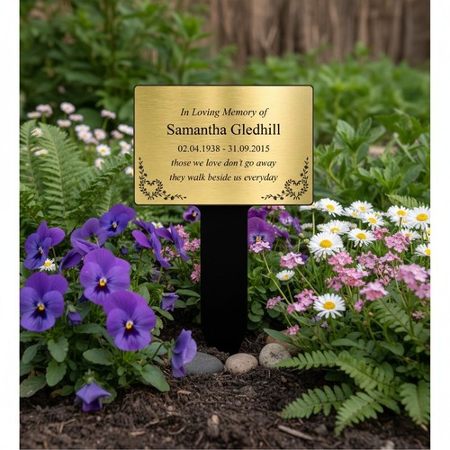 Personalised memorial stake - memorial,