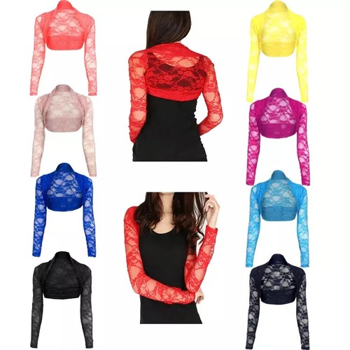 Ladies womens cropped - ladies, lace