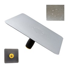 Rolson 330 x 330mm Plastering Hawk Aluminium 5 Smooth Rivets Pro Quality