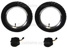 2 x PUNCTURE PROTECTED Off Road Pram Tyres & Tubes Set 12-1/2" x 2-1/4"