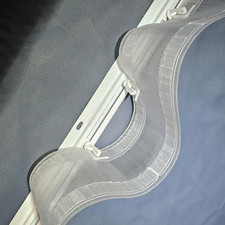 3" (75mm) QUALITY TRANSLUCENT S WAVE DEEP CURTAIN HEADING TAPE FOR CURTAIN TRACK
