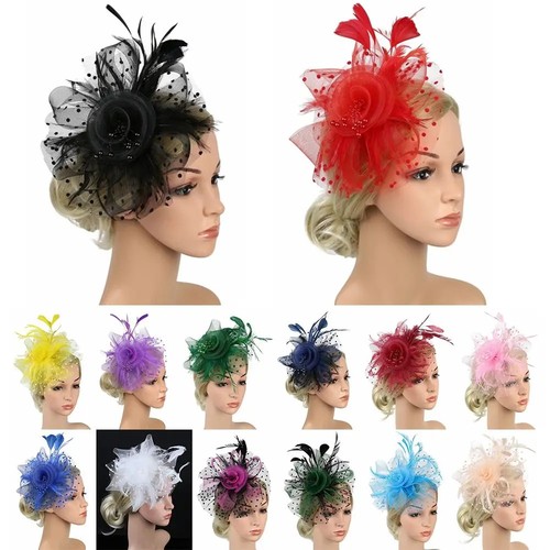Large wedding fascinator - large,