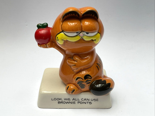 Garfield ceramic brownie - garfield, -brownie