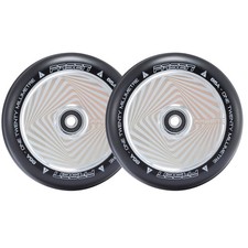 Fasen 120mm Prodigy Hypno Hollow Core Stunt Scooter Wheels - Pair - Black/Chrome