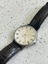 Georg Jensen 381 Quartz Watch Bo Bonfils 38mm Steel Grey Dial Vintage Rare