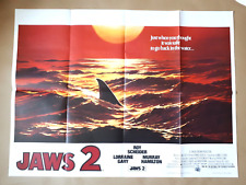 JAWS 2 1978 ORIGINAL POSTER UK